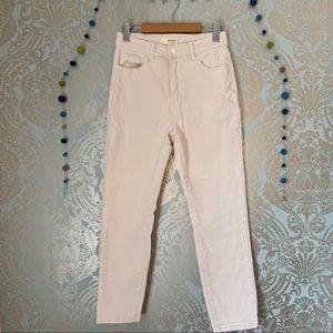 Simons Exclusive Twik Denim High Rise White Jeans